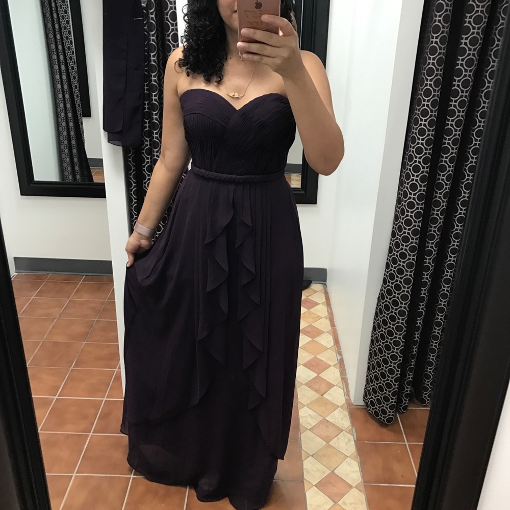 Fabulous eggplant dress!